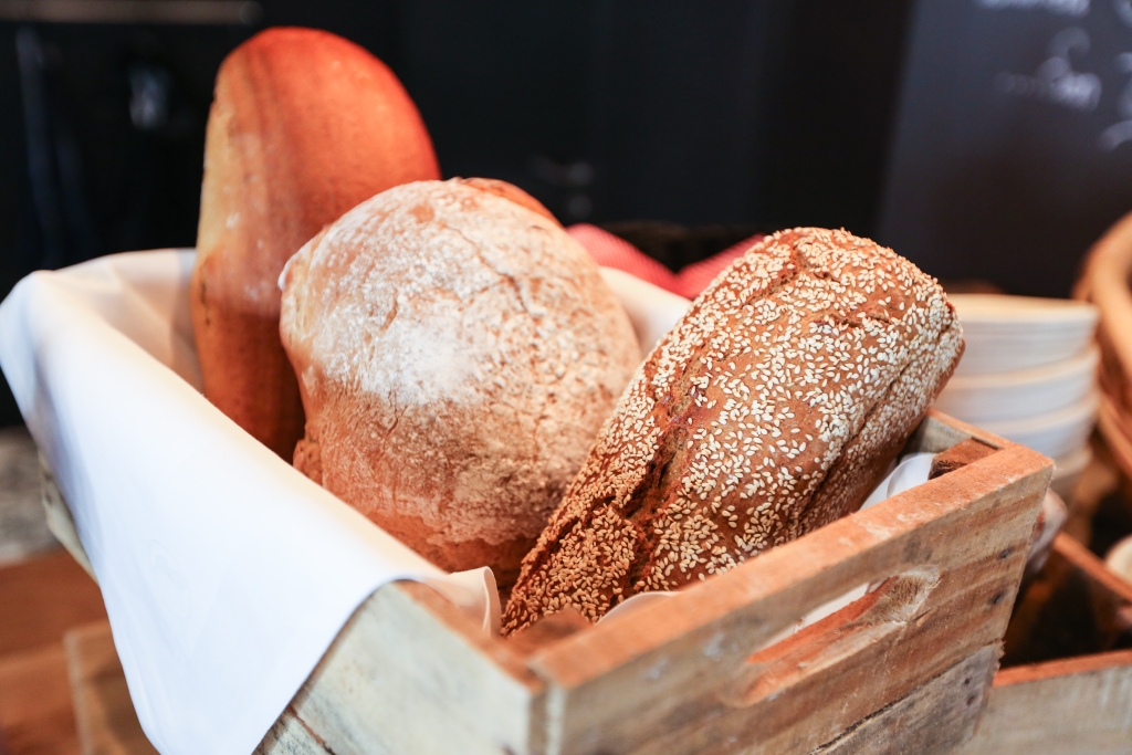 Gebäckkorb vom Frühstücksbuffet im Vitus und Urban