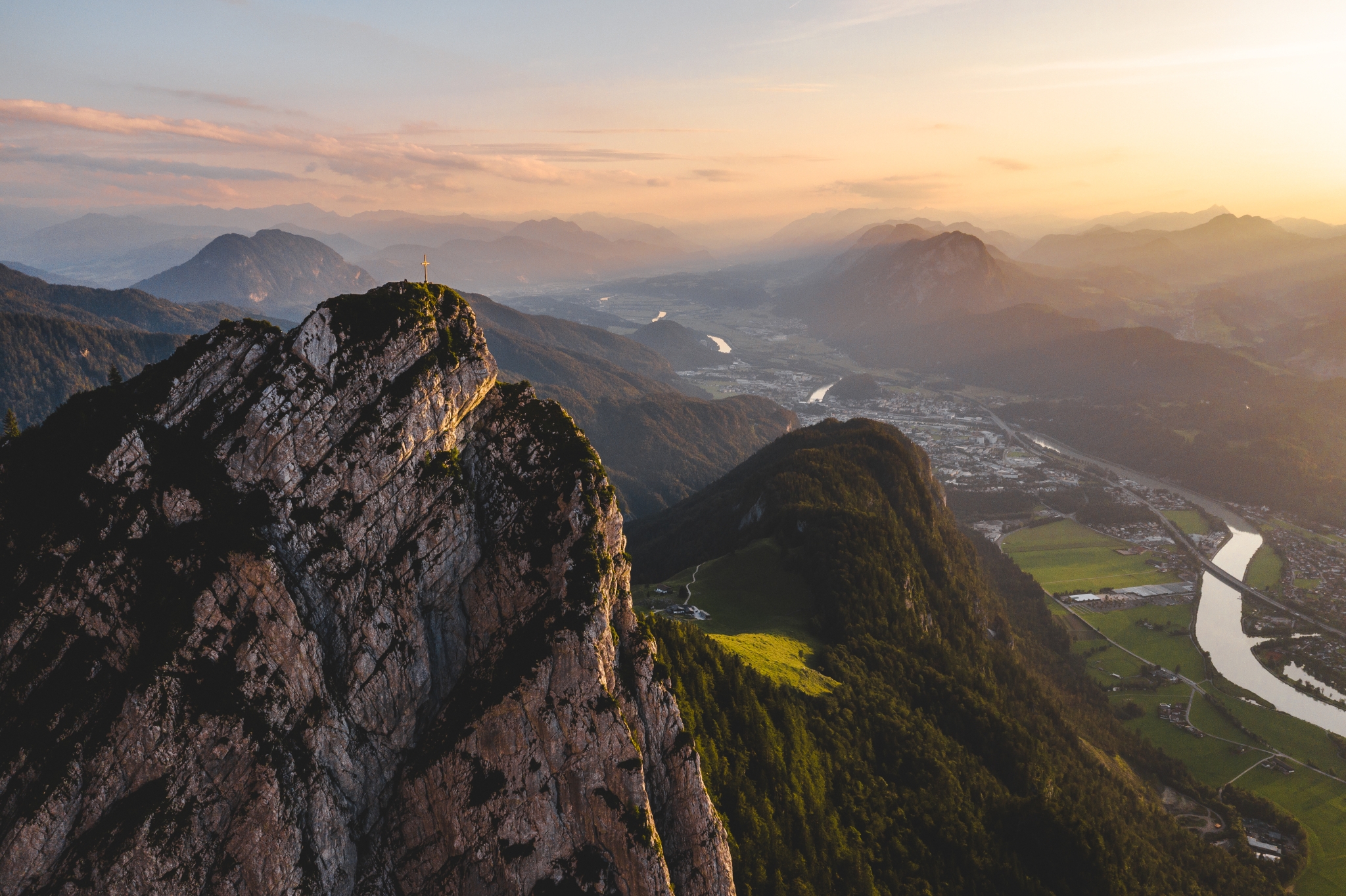 Blick auf das Naturerlebnis Kaisergebirge