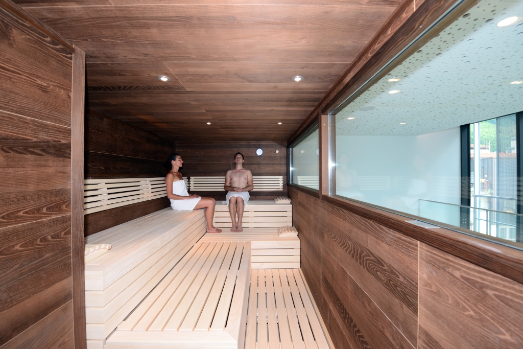 Sauna im SkySPA des arte Hotel Kufsteins