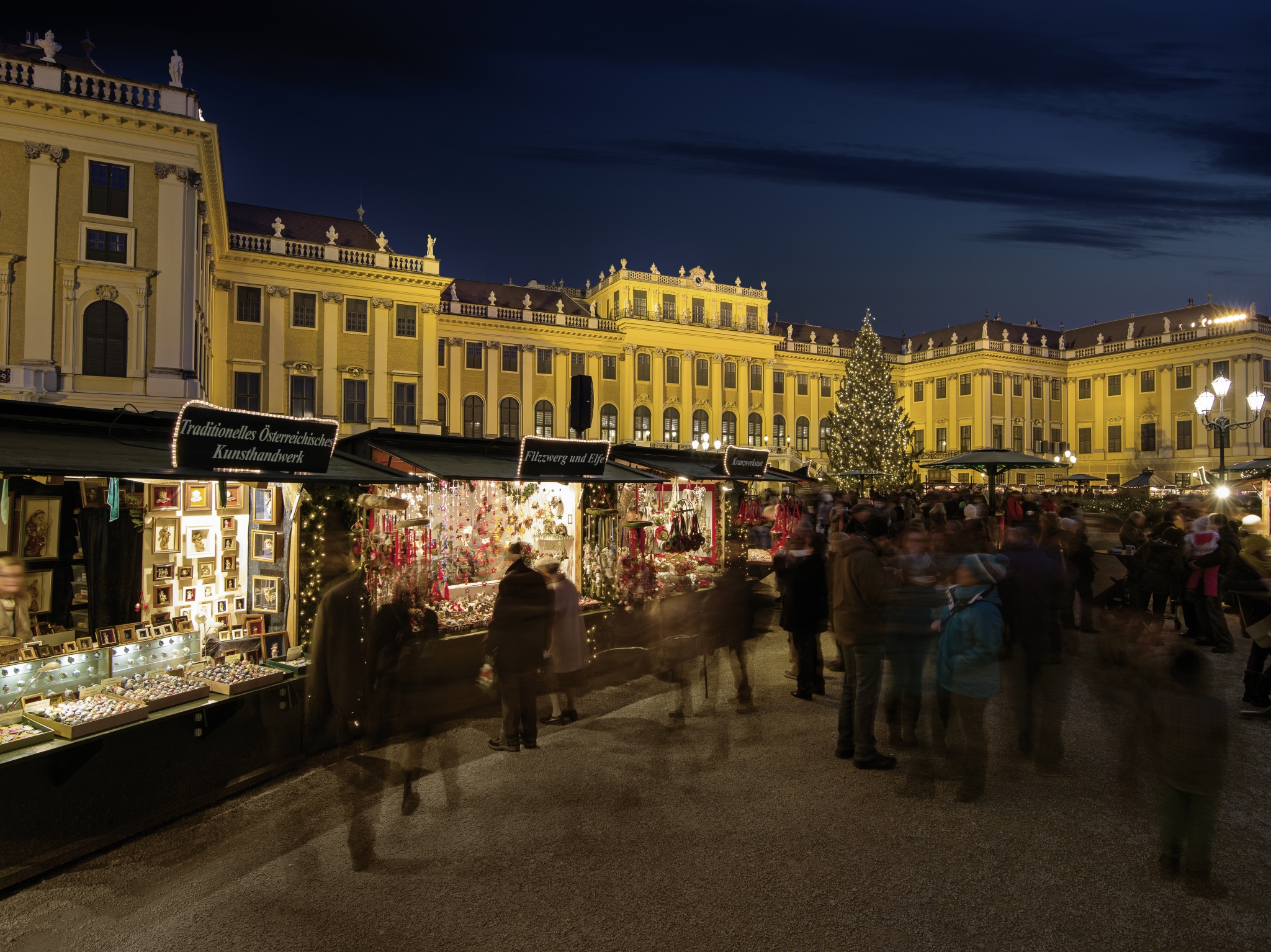 Weihnachtsmarkt beim Schloss Schönbrunn