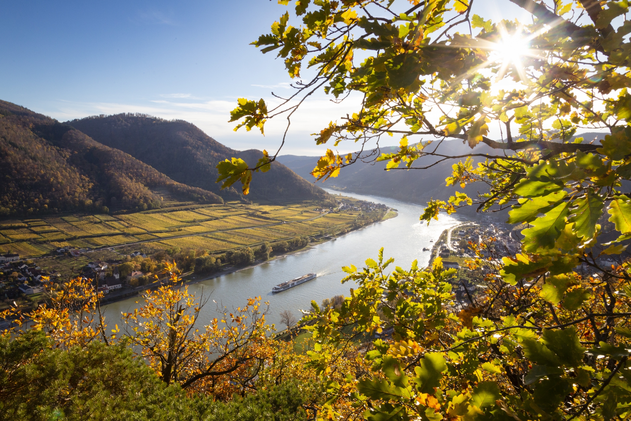 Welterbesteig Wachau mit wunderschönem Ausblick