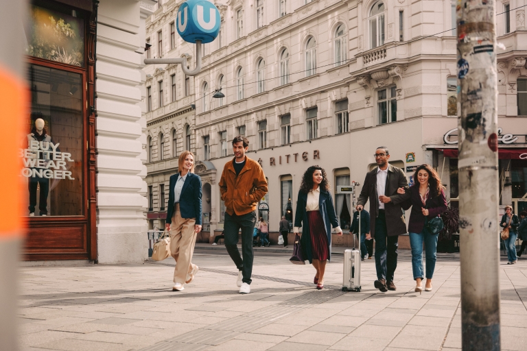 spazieren auf der Mariahilfer Straße